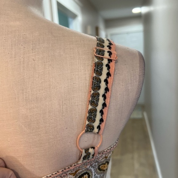 Matilda Jane Multi Pattern Patchwork Summer Empire Waist Maxi Dress with Pockets - Picture 13 of 15